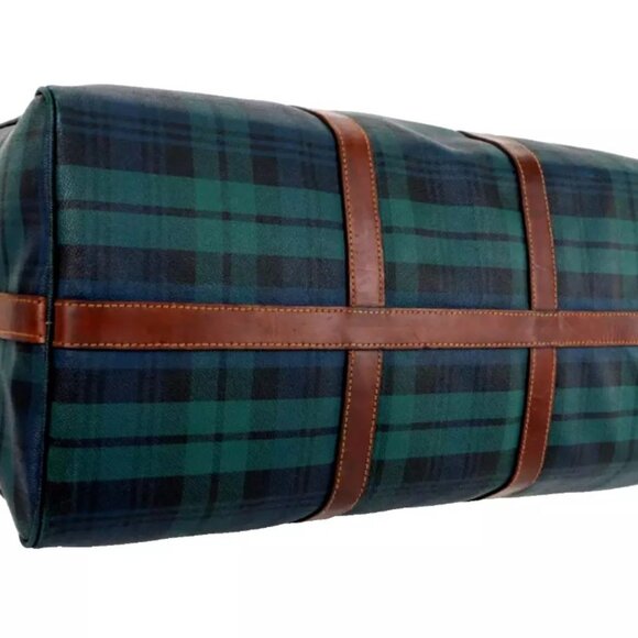 Classic Men's Women's Ralph Lauren Blackwatch 21in Weekender Tote Coated Canvas - Picture 10 of 15